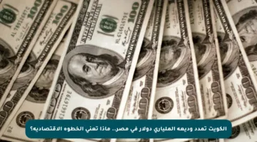 الكويت تمدد وديعة الملياري دولار في مصر.. ماذا تعني الخطوة الاقتصادية؟